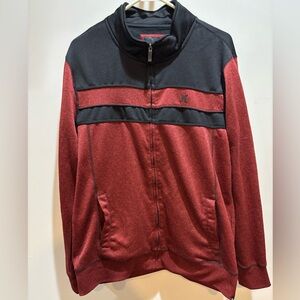 Hurley Black and Burgundy Jacket